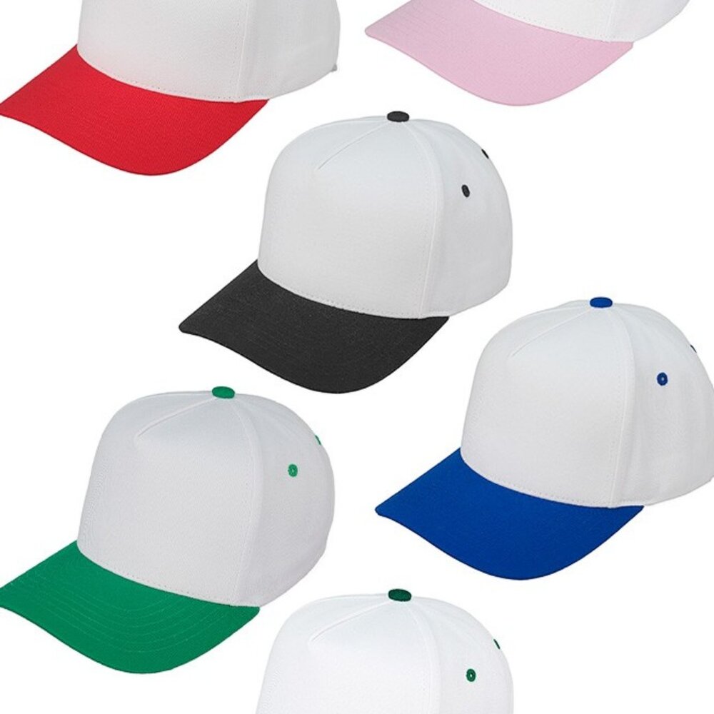 Women and Men Unisex Two Tone Cotton Trucker Cap